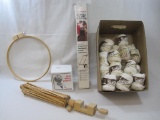 Supplies for Needlepoint, Embroidery, Crewel?, Includes Wool Winders, Scroll Frame, Loving Touch 14