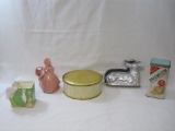 Vintage Nabisco Premium Saltine Cracker Tin, with Guildcraft Cookie Box Container, Bedded Sheep