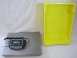 Ohaus ES50L ES Series Industrial Stainless Steel Scale, includes Yellow Bin