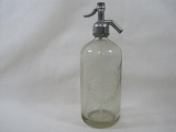 Minck Bros. & Co. Seltzer Bottle, Brooklyn NY, Nu-Day Beverages Inc Top