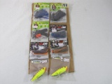 Assorted Fishing Lures, New in Box - Biffle Junkyard Jigs, Trader Mike's Handmade Lures and Papa Mur