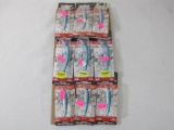 Nine Matzuo America Fishing Lures, Six Minnows and 3 Shad Style, all New in Box