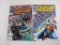 Quasar V1 4-5 (Dec 1989), Two Comics by Marvel Comics, 3.5oz