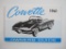1961 Corvette Owners Guide, excellent condition, 4 oz