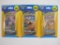 Three Sealed Packs of Pokemon Sun-Moon Team Up Sets of 2 Mini Booster Packs with Bonus Cards