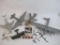 Assorted Plastic Airplane Models, see pictures for condition and included pieces, 1 lb 10 oz