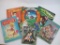 Six Vintage Children's Books including Heidi, Little Ballerina, Hansel and Gretel, Cinderella and