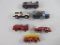 Six Die Cast Matchbox Trucks, Includes Primarily Rescue Vehicles, Fire Trucks Coast Guard and a