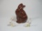 Three Ceramic Bunny/Rabbit Figurines, 6 oz