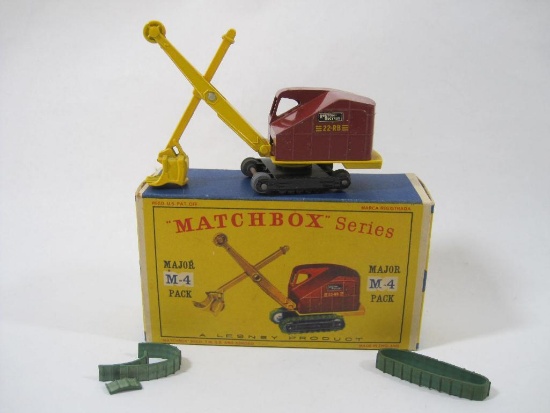 Lesney "Matchbox" Series No. M-4 Major Pack Ruston-Bucyrus, in original box, see pictures for