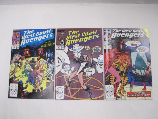 The West Coast Avengers V2 40-42 (Jan-Mar 1989), Three Comics by Marvel Comics, 5oz
