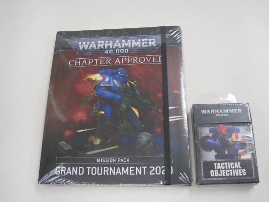 Warhammer 40K Mission Pack Grand Tournament 2020 and Tactical Objectives by Games Workshop, Sealed,