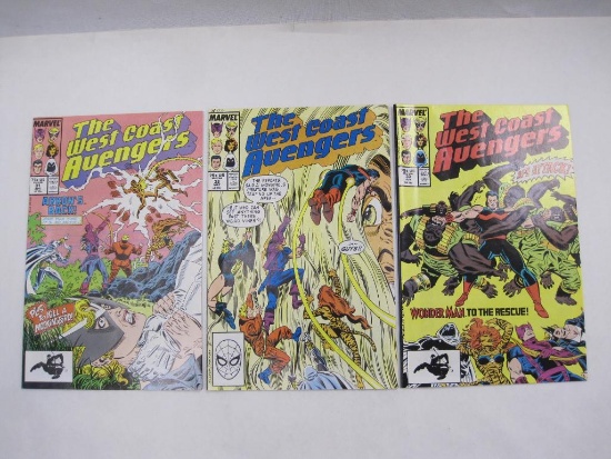 The West Coast Avengers V2 31-33 (Apr-Jun 1988), Three Comics by Marvel Comics, 5oz