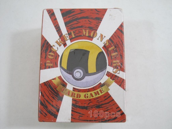 Sealed Pocket Monsters Card Game, 100 Pcs Set