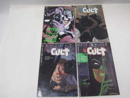 Batman The Cult issues 2-4 (1998), Batman The Killing Joke (1998), Four Comics by DC Comics, 1lb 2oz
