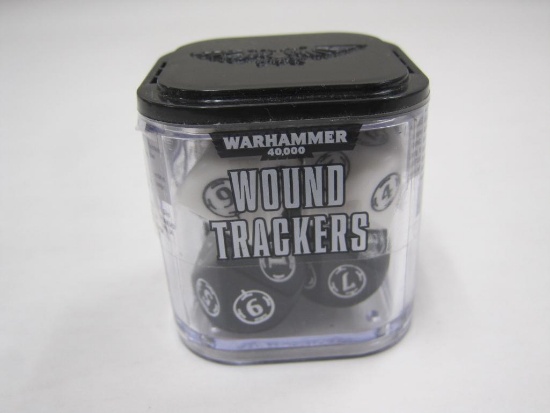 One Set of Warhammer 40K Dice, Wound Trackers by Games Workshop, 3oz