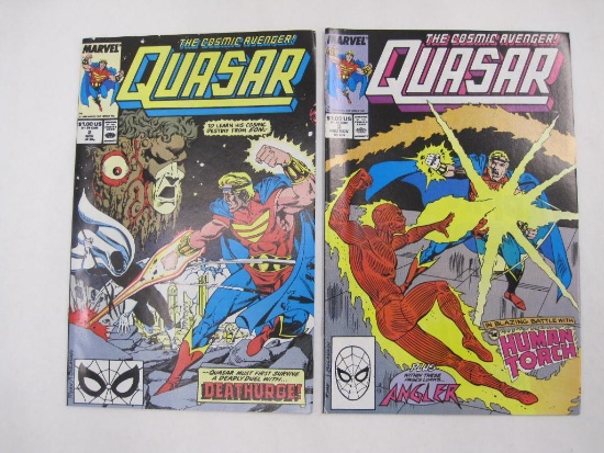Quasar V1 2-3 (Nov 1989), Two Comics by Marvel Comics, 3.5oz