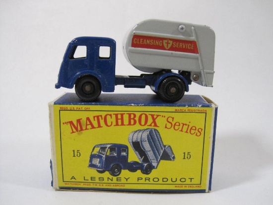 Lesney "Matchbox" Series No. 15 Refuse Truck, in original box, 2 oz
