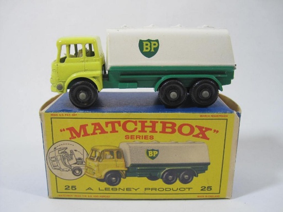 Lesney "Matchbox" Series No. 25 B.P. Tanker, in original box, 2 oz