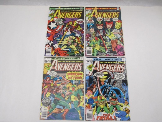 The Avengers V1 153-154 (Nov-Dec 1976) 158 (Apr 1977), 160 (Jun 19770