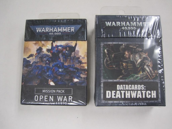 Warhammer 40K Datacards: Deathwatch and Open War Mission Pack by Games Workshop, Sealed NIB, 10oz