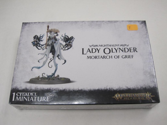 Nighthaunt Lady Olynder Mortarch of Grief, Warhammer Age of Sigmar, Sealed New in Box (NIB),