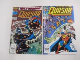Quasar V1 4-5 (Dec 1989), Two Comics by Marvel Comics, 3.5oz
