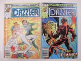 Dazzler V1 22-23 (Dec 1982-Jan 1983), Two Comics by Marvel Comics Group, 3.5oz