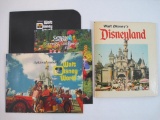 Four Vintage Souvenir Books from Walt Disney World, Walt Disney's Disneyland and Cypress Gardens