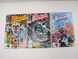 The West Coast Avengers V2 34-36 (Jul-Sep 1988), Three Comics by Marvel Comics, 5oz