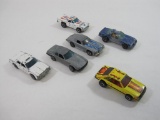 Six Diecast Cars by Hot Wheels, Including '57 T-bird and Hot Bird, 10oz