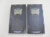 Two Warhammer 40K Uriel Ventris Bookmarks by Black Library, Sealed NIB, 8oz