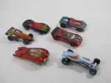 Six Racecars by Hot Wheels and Mattel, including Sweet 16 and Nerve Hammer, 8oz