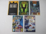 Five Batman Legends of the Dark Knight Comics, #1 (Nov 1989), 42 (Feb 93), 49 (Aug 93), 55 (Dec 93)
