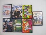 Assorted DVDs including Adventureland and seasons of The Office, The 4400, and South Park