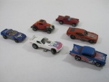 Six Diecast Racecars by Hot Wheels, Including '57 T-Bird, '57 Chevy and Hot Bird 37 and More. 12oz