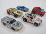 Five Diecast and Plastic Cars by Matchbox, Lesney and Unknown Manufacturer. Includes Hi Ho Silver,