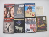 Assorted DVDs including Pineapple Express, Hostel, The Exorcist and more