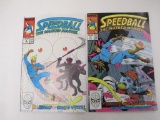 Speedball V1 6-7 (Feb-Mar 1989), Two Comics by Marvel Comics, 3.5oz