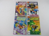 Quasar V1 11-12 (Jun-Jul 1990) and 14-15 (Sep-Oct 1990), Four Comics by Marvel Comics, 6oz