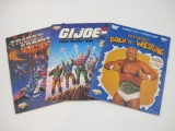 Three Vintage Activity/Sticker Books: Transformers, GI Joe, and Hulk Hogan's Rock 'n' Wrestling, see