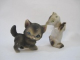 Ceramic Cat Figure (Japan) and Shaker