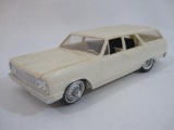 1964 Chevrolet Malibu Station Wagon Plastic Model Car, see pictures for condition AS IS, 5 oz