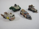 Four Transformers Vehicles by Hasbro, Includes Dune Buggy, Heavy Hauler and Armored Junker Drones