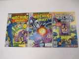 Machine Man V1 4 (Jul 1978), 6 (Sept 1978), and 9 (Dec 1978), Three Comics by Marvel Comics Group,