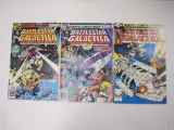 Battlestar Galactica V1 1, 2 (Mar-Apr 1979) and 13 (Mar 1980), Three Comics by Marvel Comics Group,