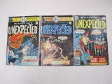 The Unexpected V20 #'s 167 (Aug 1975) and 169 (Oct 1975), V21 #176 (Dec 1976), Three Comics by DC