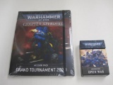 Two Warhammer 40K Mission Packs, Chapter Approved Grand Tournament 2020 (Sealed) and Open War by