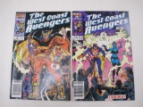 West Coast Avengers V2 9 (Jun 1985) and 12 (Sep 85), Two Comics by Marvel Comics, 3.5oz