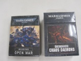 Warhammer 40K Datacards: Chaos Daemons and Open War Mission Pack by Games Workshop, Sealed NIB, 11oz